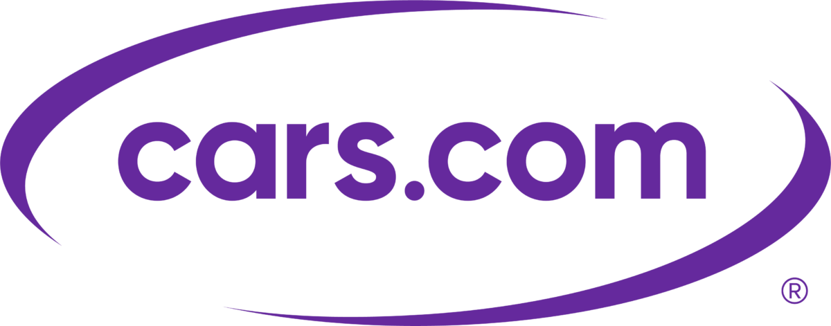 Purple logo for Cars.com.