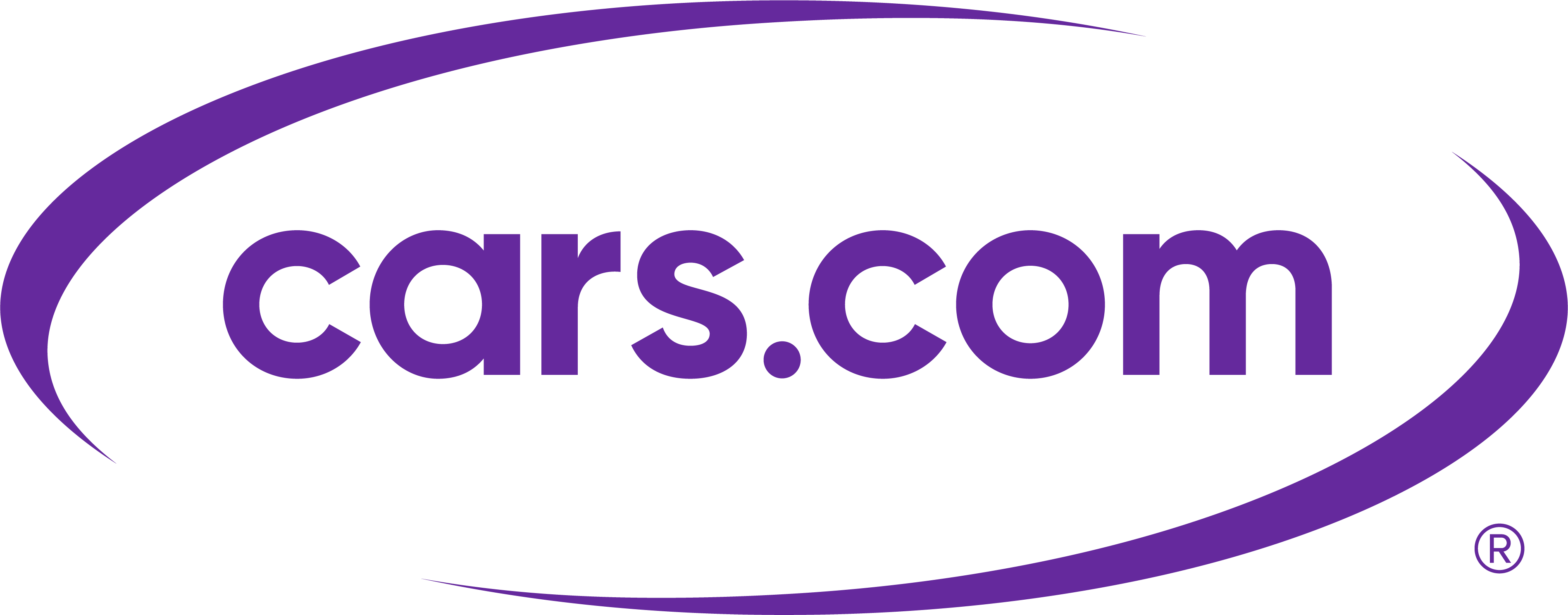 Purple logo for Cars.com.